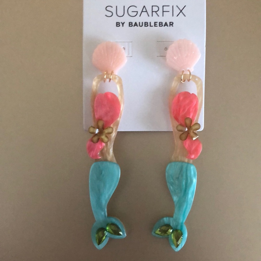 Sugarfix by baublebar mermaid earrings
